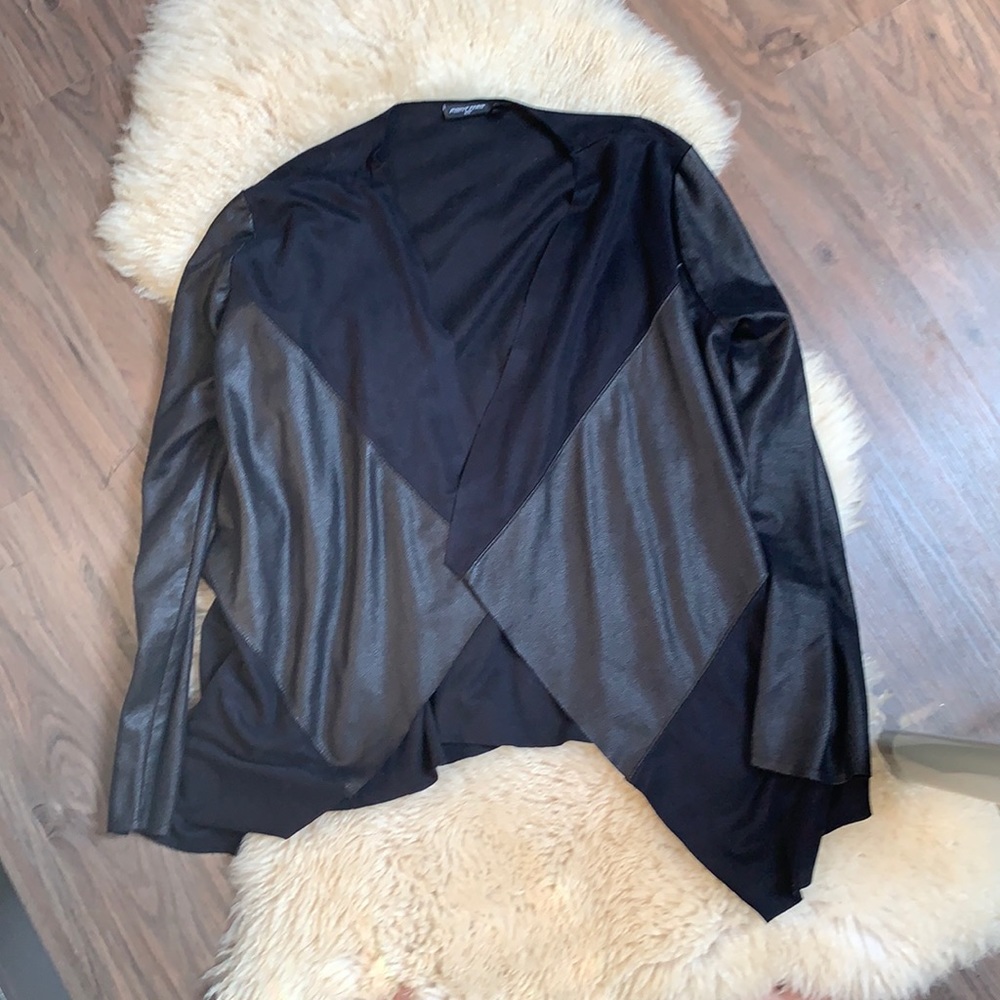 🥼Point Zero Jacket with faux leather